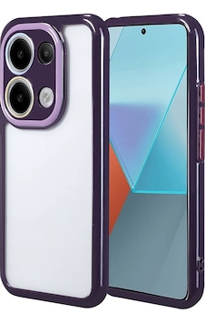 Xiaomi Poco M6 Pro 4g Kılıf Kamera Korumalı Renkli Kenar Ve Çerçeve Tasarımlı Redclick Vitamin Kapak - Derin Mor Xiaomi Poco M6 Pro 4g Kılıf Kamera Korumalı Renkli Kenar Ve Çerçeve Tasarımlı Redclick Vitamin Kapak - Derin Mor