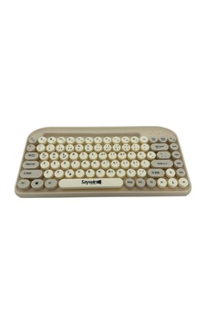 Saywin Bluetooth Klavye Renkli Retro Kablosuz Klavye Daktilo Görünümlü Tuş Tasarımı Şık Ve Kullanışlı Telefon Koyma Gözü Pilli Türkçe Q Klavye Sw-05 Krem Sku: Zeusb0cttp475z Saywin Bluetooth Klavye Renkli Retro Kablosuz Klavye Daktilo Görünümlü Tuş Tasarımı Şık Ve Kullanışlı Telefon Koyma Gözü Pilli Türkçe Q Klavye Sw-05 Krem Sku: Zeusb0cttp475z