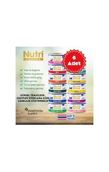Nutri Feline Karışık Set Kedi Konservesi 70gr 6 Adet Nutri Feline Karışık Set Kedi Konservesi 70gr 6 Adet