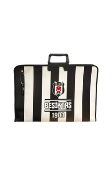 Lisanslı Proje Çizim Çantası 53x38 Cm Evrak Resim Taşıma Çantası Siyah Beyaz