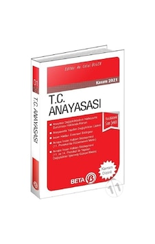 T.C. Anayasası Eylül 2020 Beta Yayınevi - Kanun Cep Kitapları C T.C. Anayasası Eylül 2020 Beta Yayınevi - Kanun Cep Kitapları C