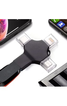 Coverzone Type-c Ve Lightning Android Apple iPhone Uyumlu iPad Usb-c Flash Bellek Dosya Aktarım Çevirici Adaptör Sku: Zeus8690010143105