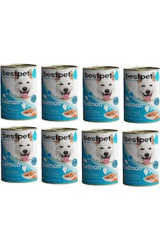 Bestpet Somon Balıklı Konserve Yetişkin Köpek Maması 12 x 400 G Bestpet Somon Balıklı Konserve Yetişkin Köpek Maması 12 x 400 G