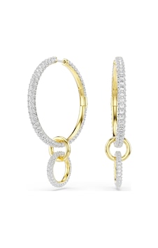 5738201 Swarovski Küpe Dextera:pe Hoop Whıte/gos Metalik 5738201 Swarovski Küpe Dextera:pe Hoop Whıte/gos Metalik