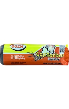 Ögem Büyük Boy Çöp Torbası 50 Adet Siyah 65 x 80 CM Ögem Büyük Boy Çöp Torbası 50 Adet Siyah 65 x 80 CM