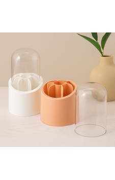 7 Bölmeli Kapsül Organizer Plastik Hazne, Mika Kapak 10 Parça