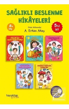 Sağlıklı Beslenme Hikayeleri Seti - 5 Kitap Takım - A. Erkan Akay - Hayykitap Sağlıklı Beslenme Hikayeleri Seti - 5 Kitap Takım - A. Erkan Akay - Hayykitap