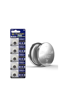 Tianqiu Cr927 3v Lityum Düğme Pil 5 Li Paket Tianqiu Cr927 3v Lityum Düğme Pil 5 Li Paket