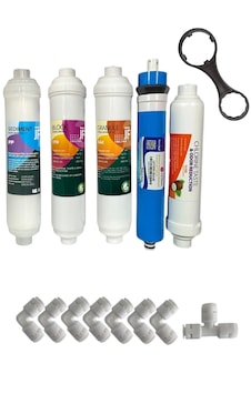 Jf Marka Filtre Inline Kapalı Kasa 5li LG Uyumlu Membranlı Filtre