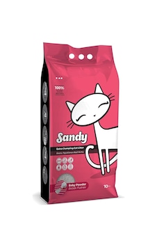 Sandy Baby Powder Topaklaşan Bentonit Kedi Kumu 10 L
