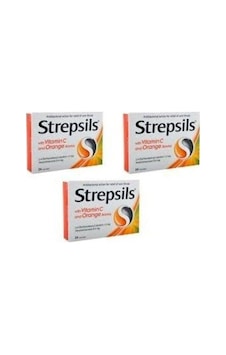 Strepsils Vitamin C Portakal Aromalı 24 Adet x 3 Kutu