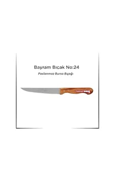 Bursa Bıçağı Bayram Kurban Bıçağı Yemek Bıçağı No : 24 Açık Bej Bursa Bıçağı Bayram Kurban Bıçağı Yemek Bıçağı No : 24 Açık Bej