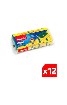 Vileda Yeşil Klasik Oluklu Bulasik Süngeri 5 x 12 'li Vileda Yeşil Klasik Oluklu Bulasik Süngeri 5 x 12 'li