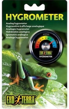 Hygrometer Nem Ölçer & Analog Yuvarlak Teraryum Higrometresi