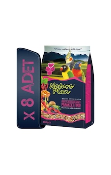 8 Adet Nature Plan Paraket Yemi 800 G 8 Adet Nature Plan Paraket Yemi 800 G