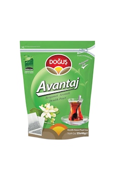 Doğuş Avantaj Bergamot Aromalı Siyah Süzen Demlik Poşet Çay 25 x 40 G Doğuş Avantaj Bergamot Aromalı Siyah Süzen Demlik Poşet Çay 25 x 40 G
