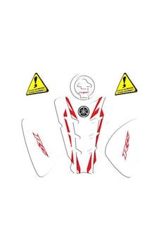 Yamaha Yzf-R25 3Lü Set Tank Pad Depo Pad Yan Pad Kırmızı - Beyaz Yamaha Yzf-R25 3Lü Set Tank Pad Depo Pad Yan Pad Kırmızı - Beyaz
