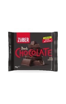 Züber Dark Chocolate Bitter Çikolata 42 G 2'li Paket