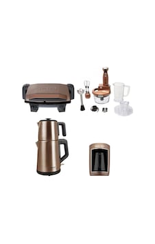 Tefal Bakır Çeyiz Set Bakır Tefal Bakır Çeyiz Set Bakır