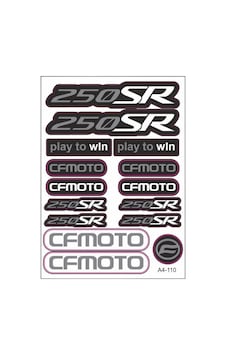 Cf Moto 250sr Sticker Seti Siyah Cf Moto 250sr Sticker Seti Siyah