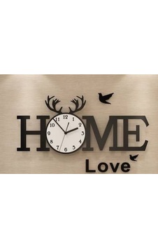 Home Yazılı Duvar Saati Çok Renkli Home Yazılı Duvar Saati Çok Renkli