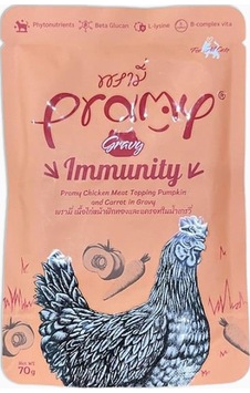 Pramy Sos İçinde Tavuklu Bal Kabaklı Havuçlu Yetişkin Kedi Maması 70 G Pramy Sos İçinde Tavuklu Bal Kabaklı Havuçlu Yetişkin Kedi Maması 70 G