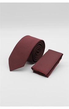 İmza Bordo Kuş Gözü Desen 6 Cm Kravat 1090260100