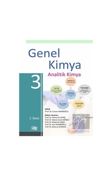 Anı Yayıncılık - Genel Kimya 3 Analitik Kimya