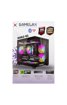 Gamelax Ayaz-01 R5-5600 16 GB 512 GB SSD 8 GB RTX5060 Dos Masaüstü Bilgisayar Gamelax Ayaz-01 R5-5600 16 GB 512 GB SSD 8 GB RTX5060 Dos Masaüstü Bilgisayar
