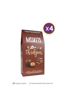 Sütlü Çikolata Kaplamalı Leblebi Draje 80 Gr X 4 Adet Sütlü Çikolata Kaplamalı Leblebi Draje 80 Gr X 4 Adet