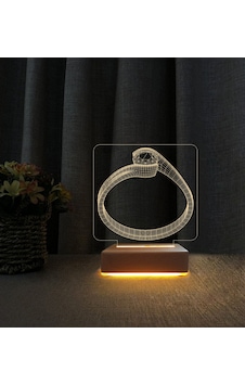 Yüzük Lamba 3d Led Masa Lambası Yüzük Lamba 3d Led Masa Lambası