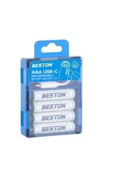Beston Usb 1.5v Aaa İnce Lithium Şarjlı Pil 660mah Şarj Cihazı Gerektirmez Beston Usb 1.5v Aaa İnce Lithium Şarjlı Pil 660mah Şarj Cihazı Gerektirmez