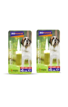 Zonaks Köpekleriniz İçin Ense Dış Damla 20 - 40 Kg Ağırlığındaki İçin 4 ML