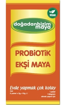 Doğadan Bizim Maya Probiyotik Ekşi Mayası 5 x 2 G
