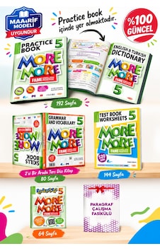 More And More 5. Sınıf Practice Book + Test Book Worksheets Seti More And More 5. Sınıf Practice Book + Test Book Worksheets Seti