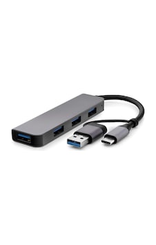 Type-c + Usb3.0 Hub 4 Usb3.0 Gri Hdx7825 Type-c + Usb3.0 Hub 4 Usb3.0 Gri Hdx7825