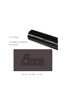 Siyah Cam Filmi 152Cm X 3M - Black %25