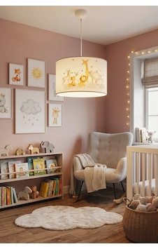 Kids Çocuk Bebek Odası Avizesi - Renkli Figürlü Tasarımlı Tavan Aydınlatması Safarı Safarı Kids Çocuk Bebek Odası Avizesi - Renkli Figürlü Tasarımlı Tavan Aydınlatması Safarı Safarı