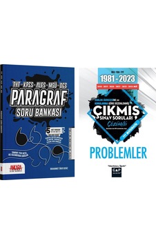 Çap Yayınları Problemler Çıkmış Sorular Ve Ankara Kitap Merkezi Paragraf Soru Bankası Seti 2 Kitap Çap Yayınları Problemler Çıkmış Sorular Ve Ankara Kitap Merkezi Paragraf Soru Bankası Seti 2 Kitap