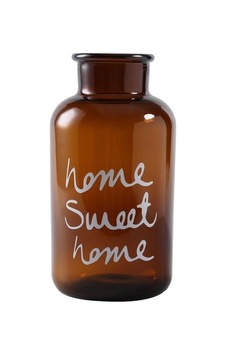 Home Sweet Amber Cam Vazo Kahverengi Kahverengi Home Sweet Amber Cam Vazo Kahverengi Kahverengi