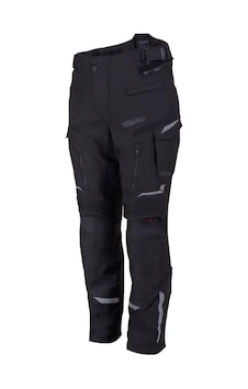 4riders Herman Pro 3 Katmanlı Ce Sertifikalı Korumalı Motosiklet Pantolonu Geniş Beden Siyah
