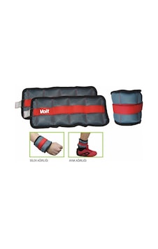 Voit Ayak-bilek Ağırlığı 0.5 KG Gri - Kırmızı Voit Ayak-bilek Ağırlığı 0.5 KG Gri - Kırmızı