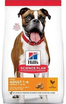Hill's Light Tavuklu Orta Irk Yetişkin Diyet Köpek Maması 14 KG Hill's Light Tavuklu Orta Irk Yetişkin Diyet Köpek Maması 14 KG