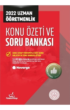 2022 Uzman Öğretmenlik Konu Özeti ve Soru Bankası- Kalem Kitap