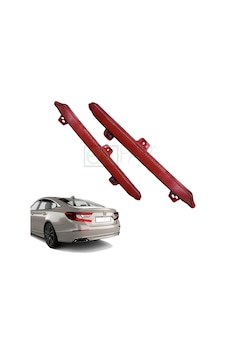 Honda Accord Sağ + Sol Arka Reflektör Takımı 2018 - 2021 Accord Arka Kedi Gözü Honda Accord Sağ + Sol Arka Reflektör Takımı 2018 - 2021 Accord Arka Kedi Gözü