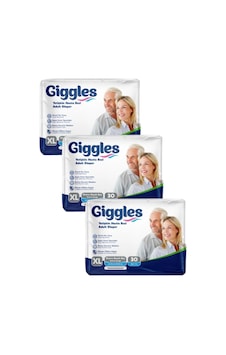 Giggles Belbantlı Yetişkin Hasta Bezi XL 3 x 30'lu