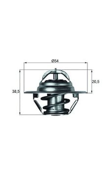 Termostat - Fiat 124, 850, 125, 900 - Mahle-tx387d Termostat - Fiat 124, 850, 125, 900 - Mahle-tx387d