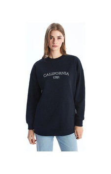 LC Waikiki Lcw Modest Lacivert Bisiklet Yaka Baskılı Oversize Kadın Sweatshili Oversize Kadin Sweatshirt Tunik LC Waikiki Lcw Modest Lacivert Bisiklet Yaka Baskılı Oversize Kadın Sweatshili Oversize Kadin Sweatshirt Tunik