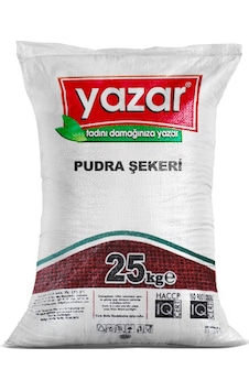 Yazar Pudra Şekeri 25 KG Yazar Pudra Şekeri 25 KG