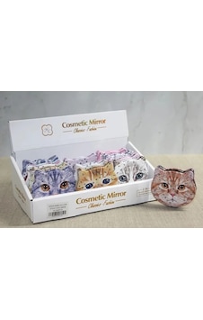 Jenerik Taşlı Kedi El Aynası Alk3749 Çok Renkli Jenerik Taşlı Kedi El Aynası Alk3749 Çok Renkli